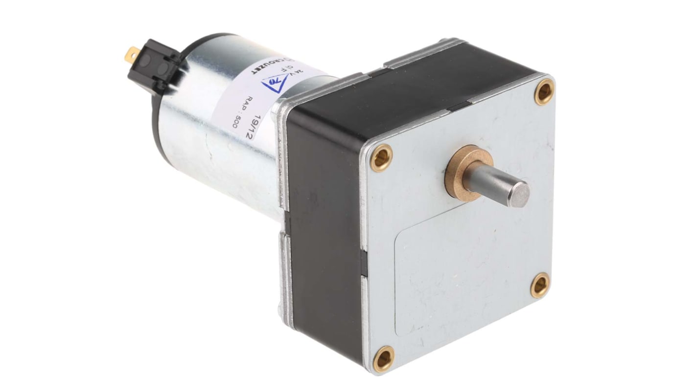 DC gearmotor, Børstegear, Hastighed: 5 o/min., 15.6 W, 24 V dc