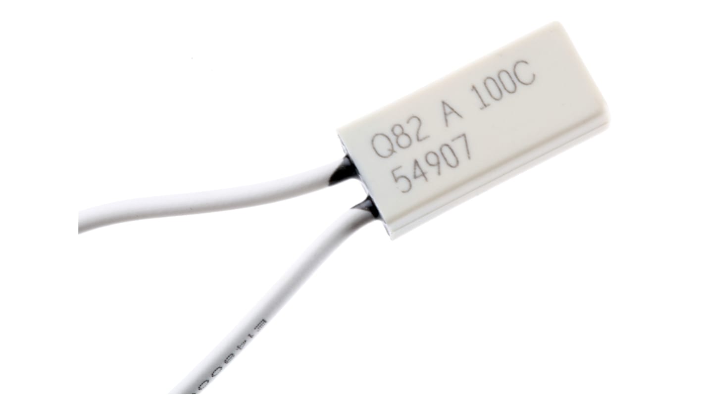 Limitor Thermosicherung +100°C 2,5 A 250V ac radial, 17.5mm x 4mm x 8mm