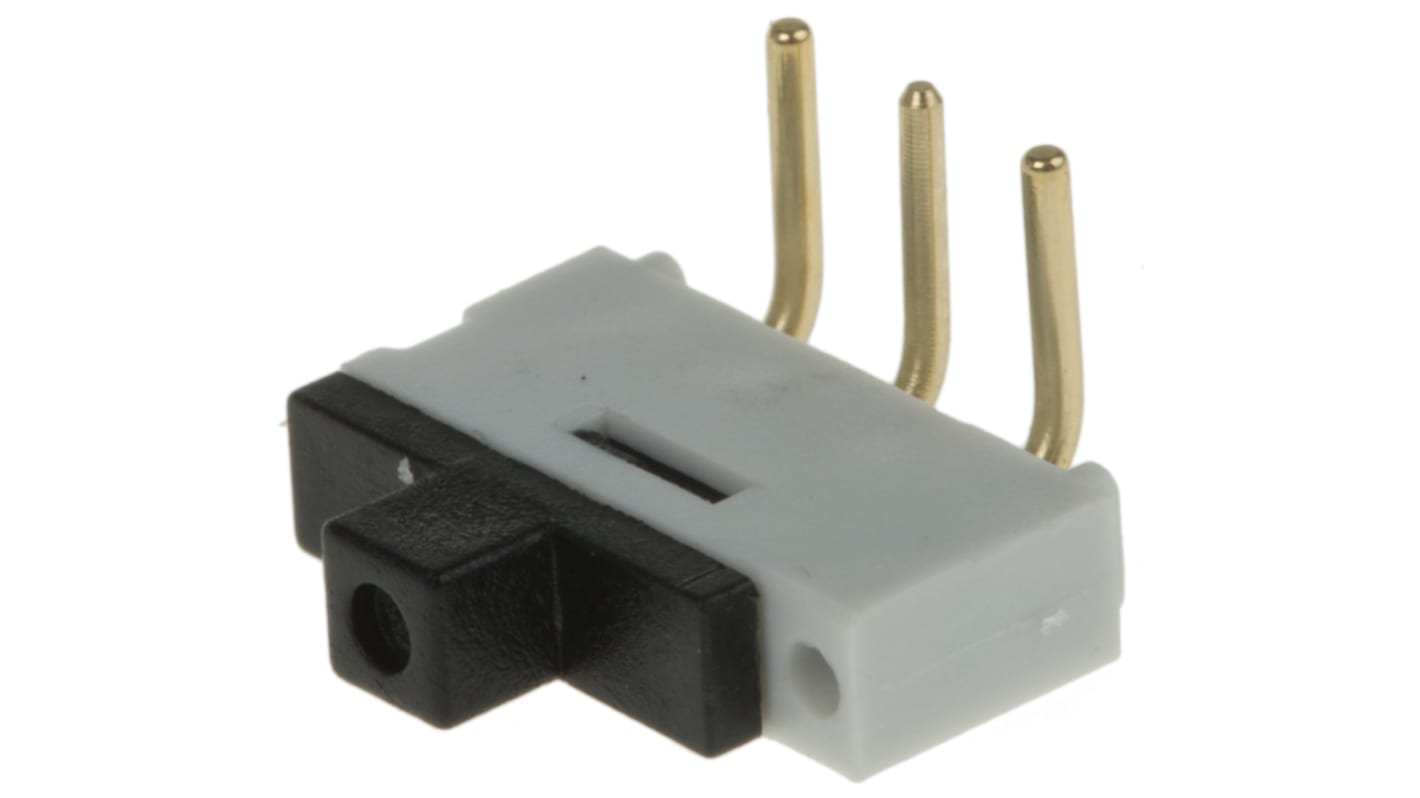 SIP switch, 1-polet, Hulmontering, Skyde 500 mA ved 24 V, 2-vejs, -40 → +85°C