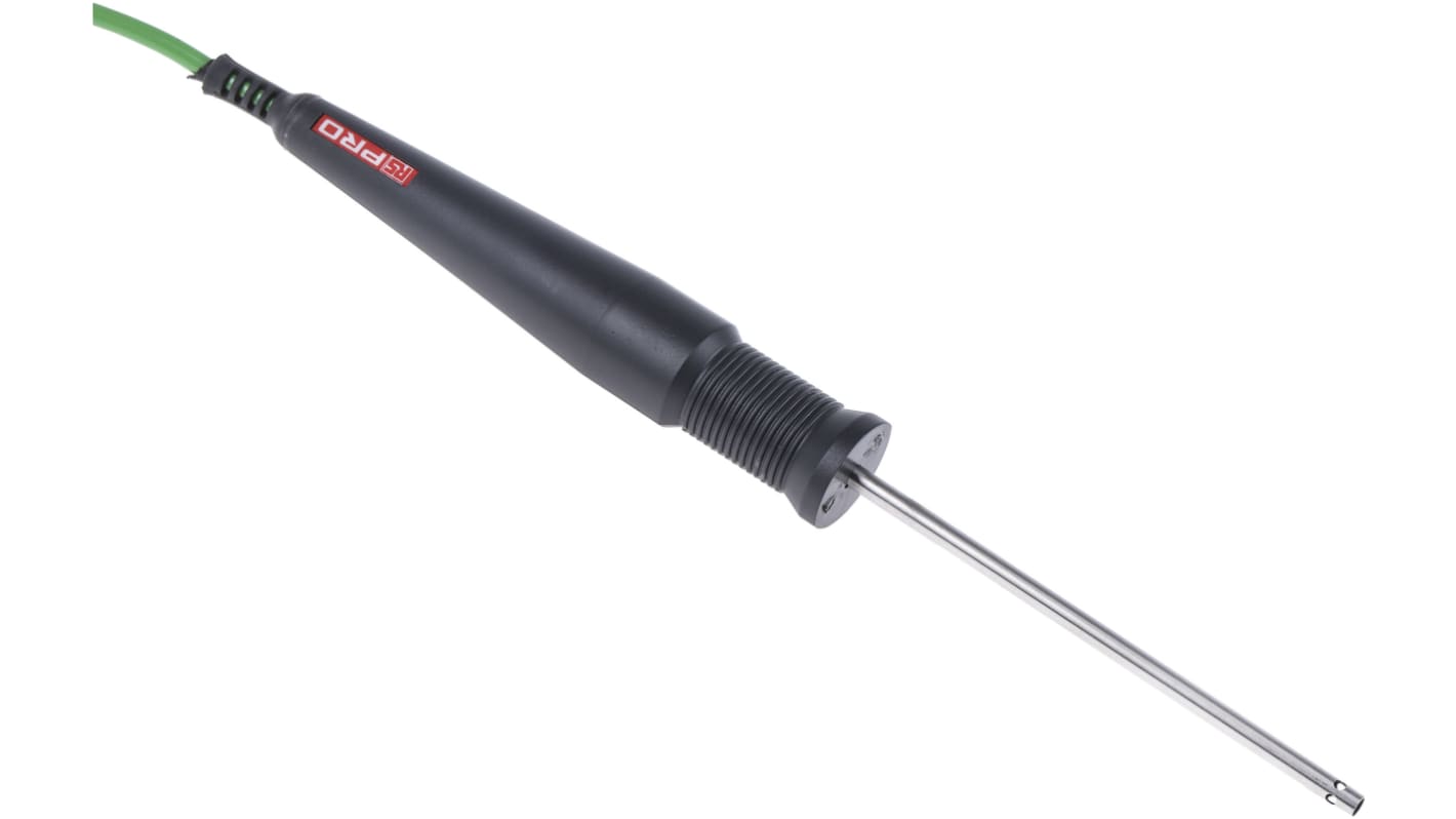 RS PRO Temperatursensor, K, Perforiert x 110mm Luftsonde, max.Temp 750 °C