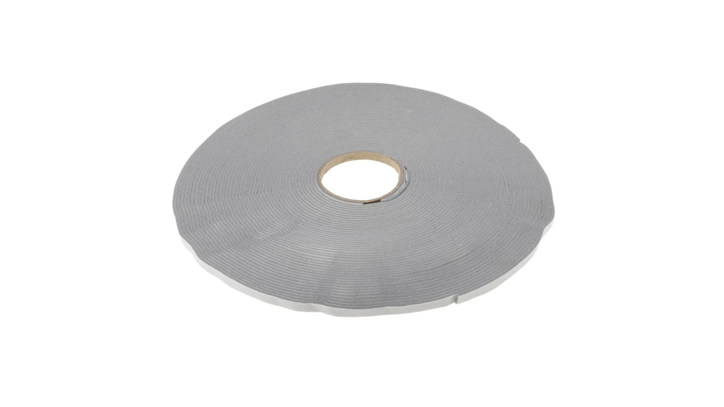 RS PRO Grey Foam Tape, 9mm x 30m, 3mm Thick