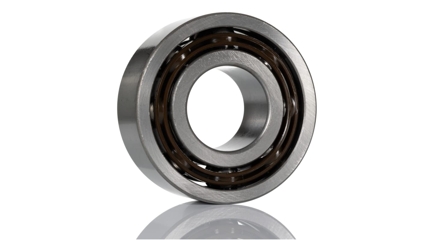 RS PRO 7200B Single Row Angular Contact Ball Bearing- Open Type 10mm I.D, 30mm O.D