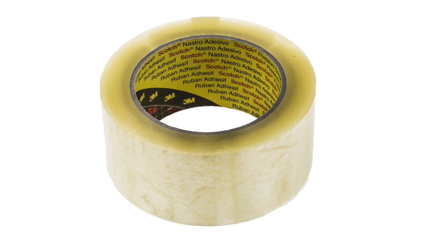 3M 371 Transparent Single Sided Packaging Tape 50mm x 100m