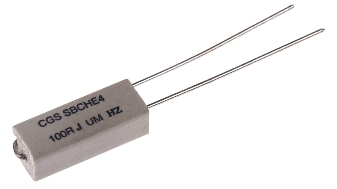 TE Connectivity 100Ω Wire Wound Resistor 4W ±5% SBCHE4100RJ