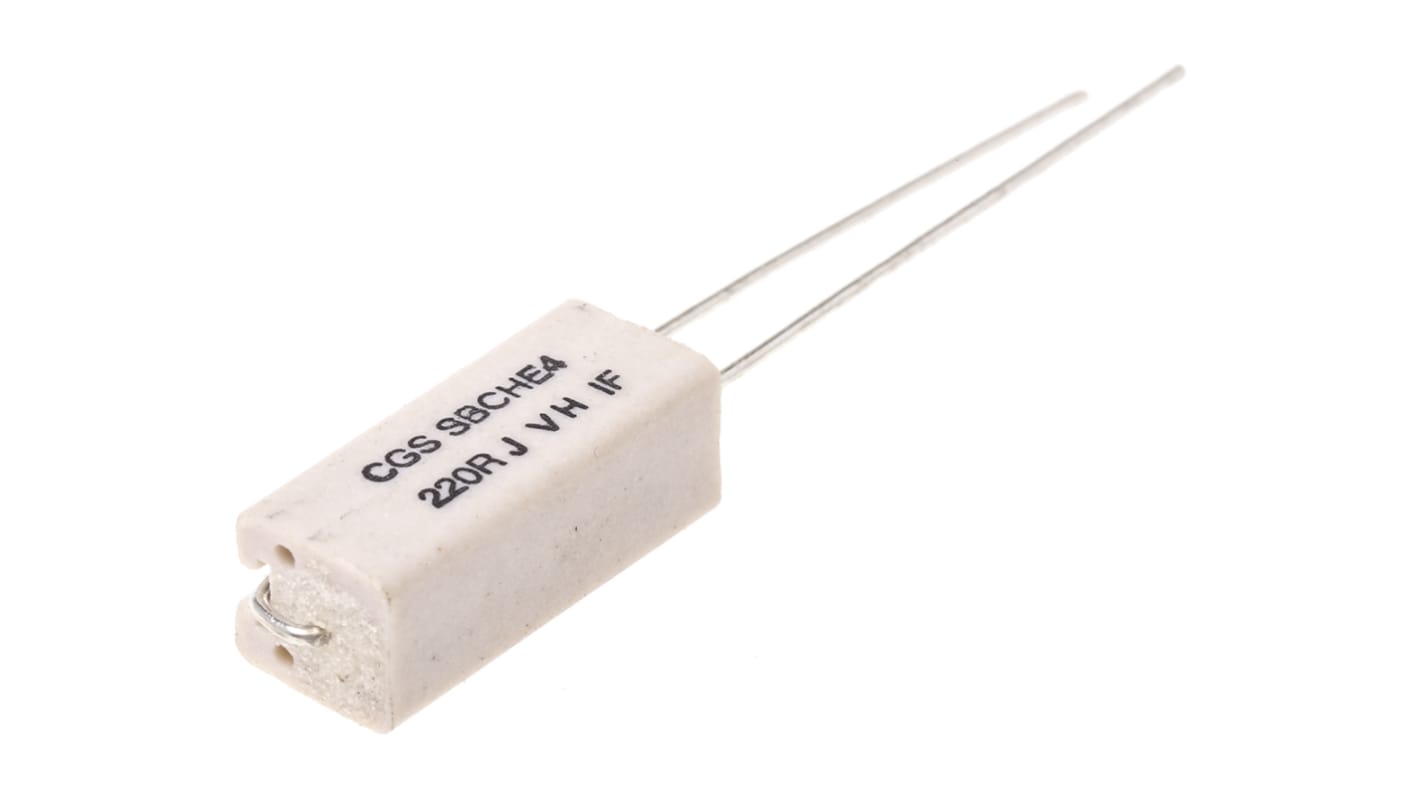 TE Connectivity 220Ω Wire Wound Resistor 4W ±5% SBCHE4220RJ