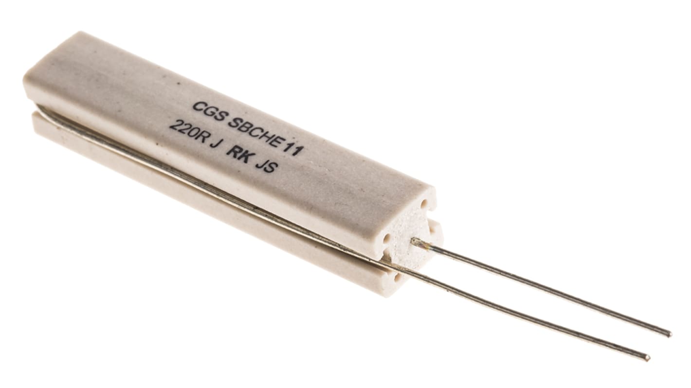 TE Connectivity SBC Wickel Widerstand 220Ω ±5% / 11W