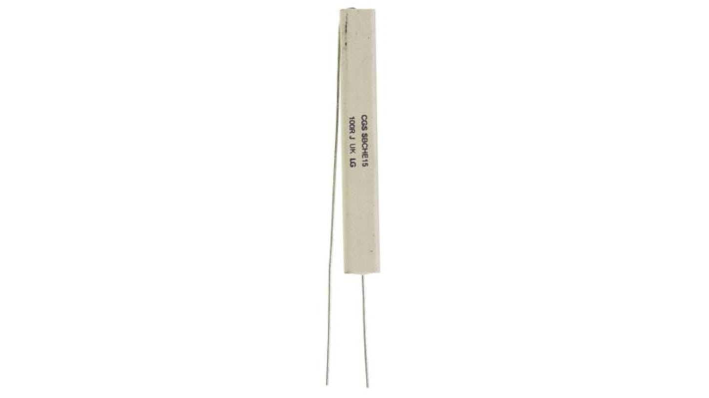 TE Connectivity 100Ω Wire Wound Resistor 17W ±5% SBCHE15100RJ