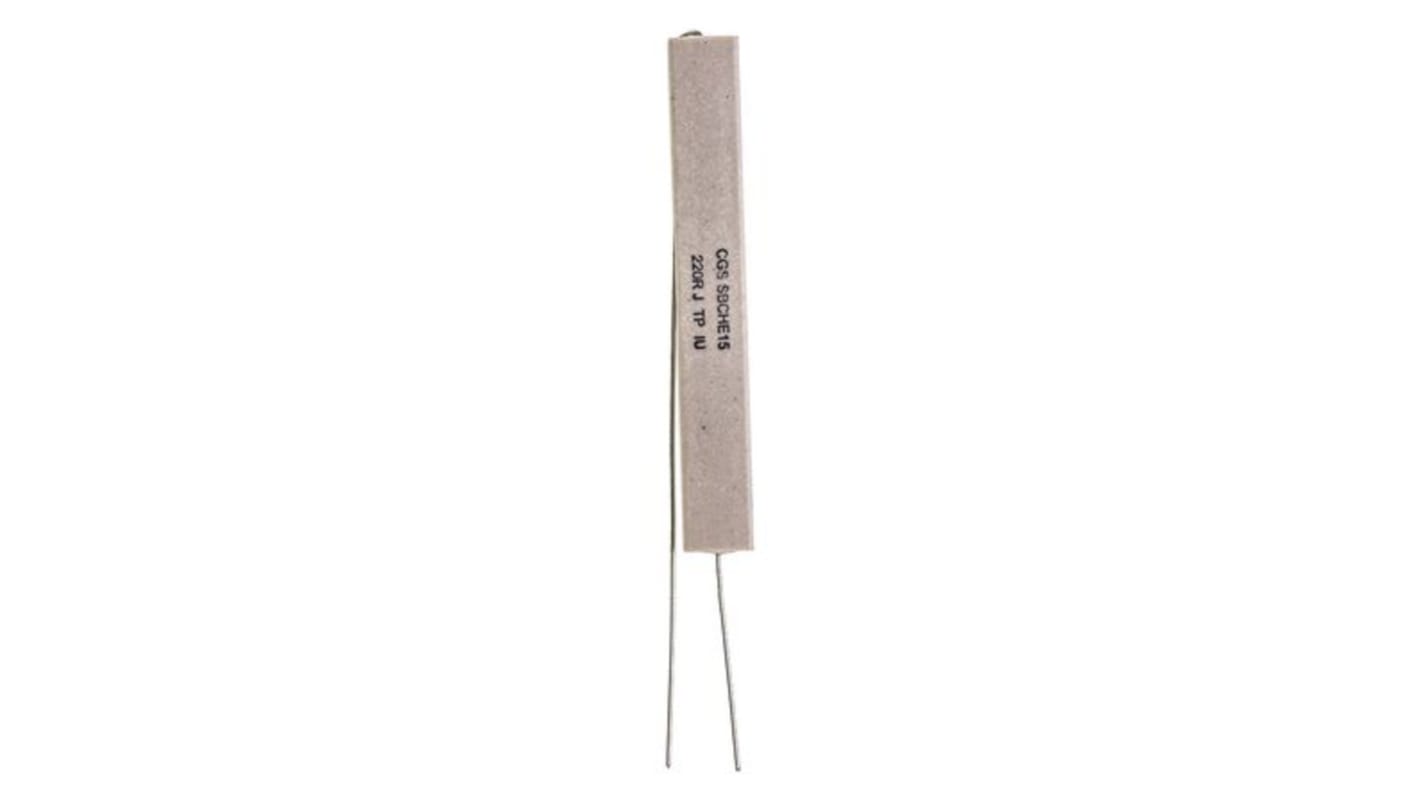 TE Connectivity 220Ω Wire Wound Resistor 17W ±5% SBCHE15220RJ