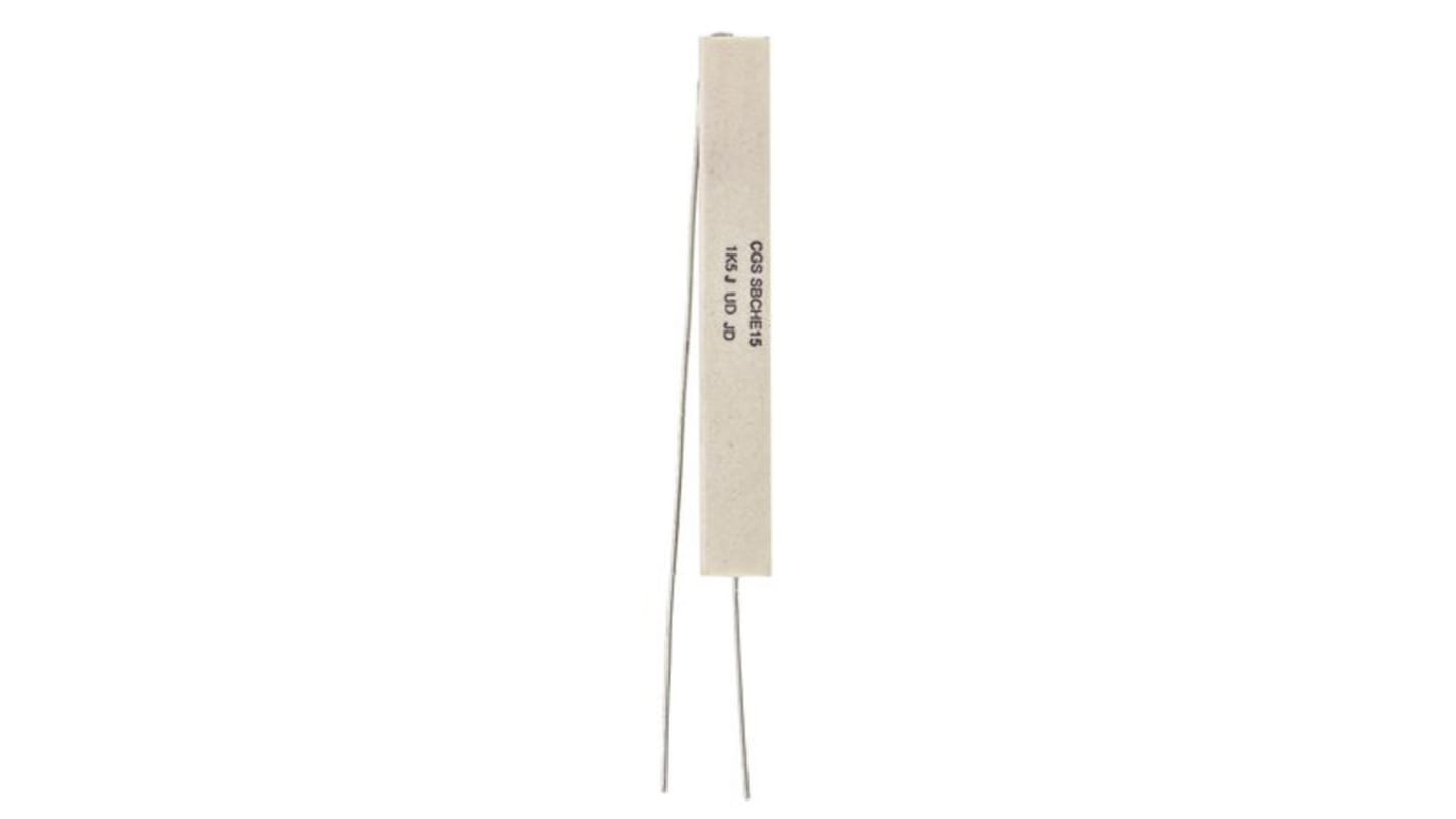 TE Connectivity 1.5kΩ Wire Wound Resistor 17W ±5% SBCHE151K5J