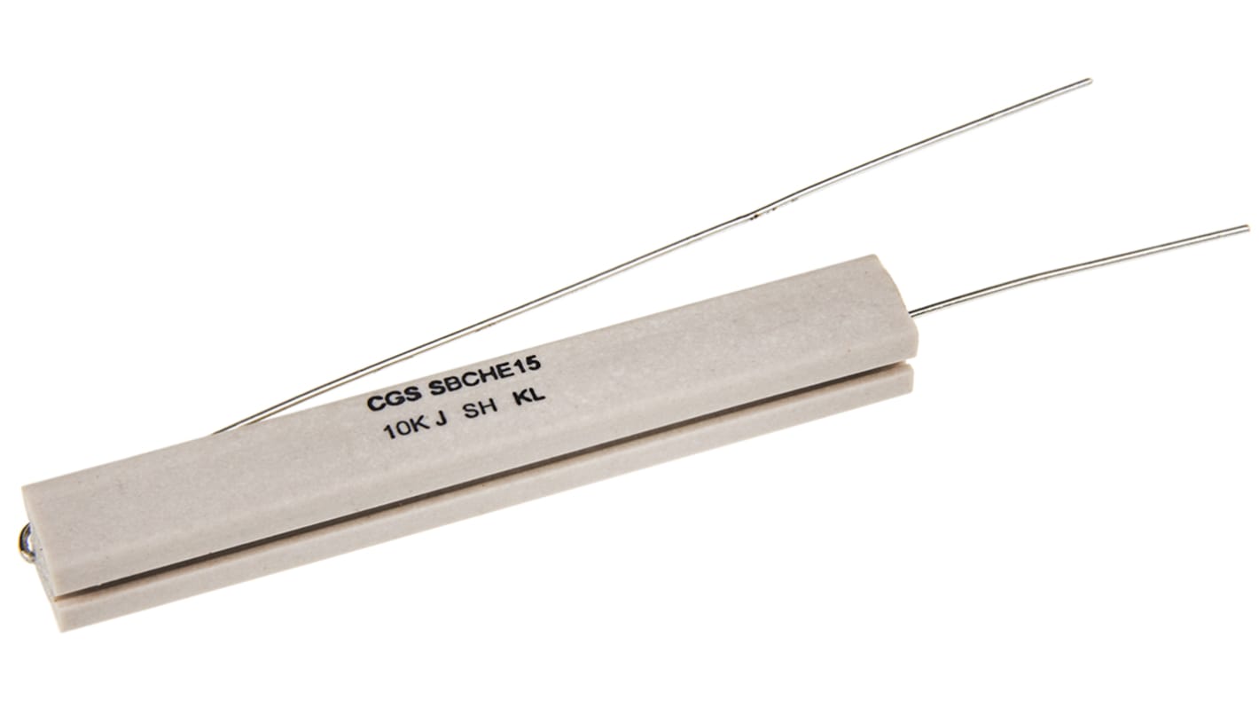 TE Connectivity 10kΩ Wire Wound Resistor 17W ±5% SBCHE1510KJ