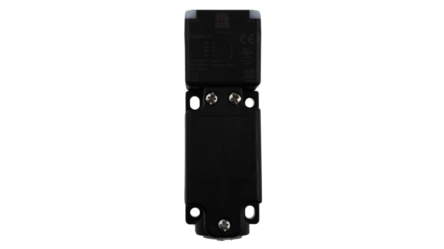 RS PRO Inductive Rectangular-Style Proximity Sensor, 20 mm Detection, PNP Output, 10 → 30 V dc, IP67