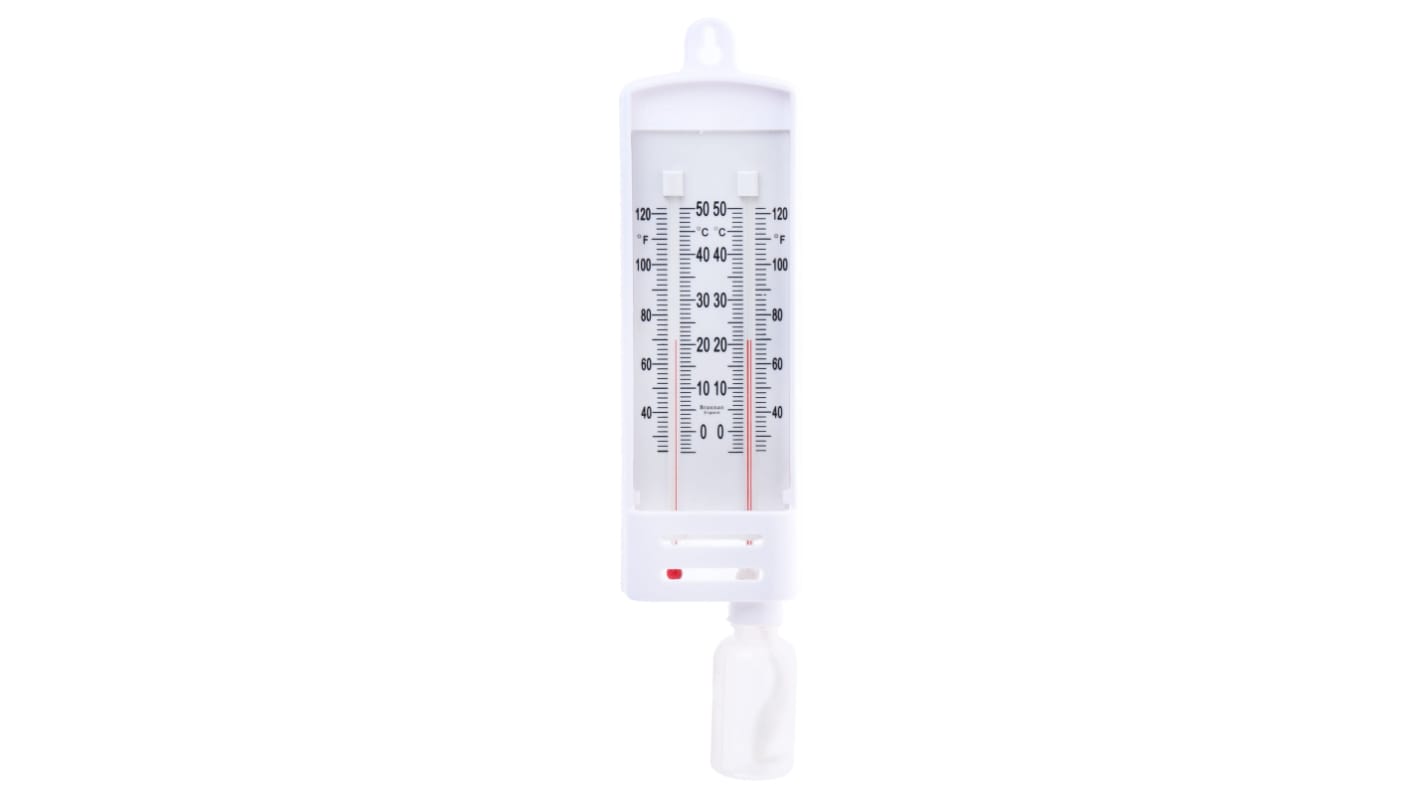 Brannan 13/222/3 Wall Mounted Hygrometer, +50°C Max