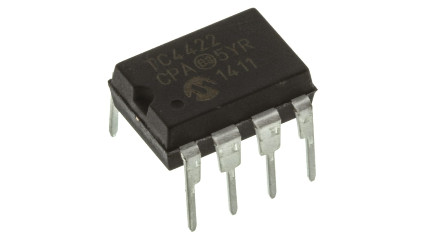 Driver de puerta MOSFET TC4422CPA, CMOS