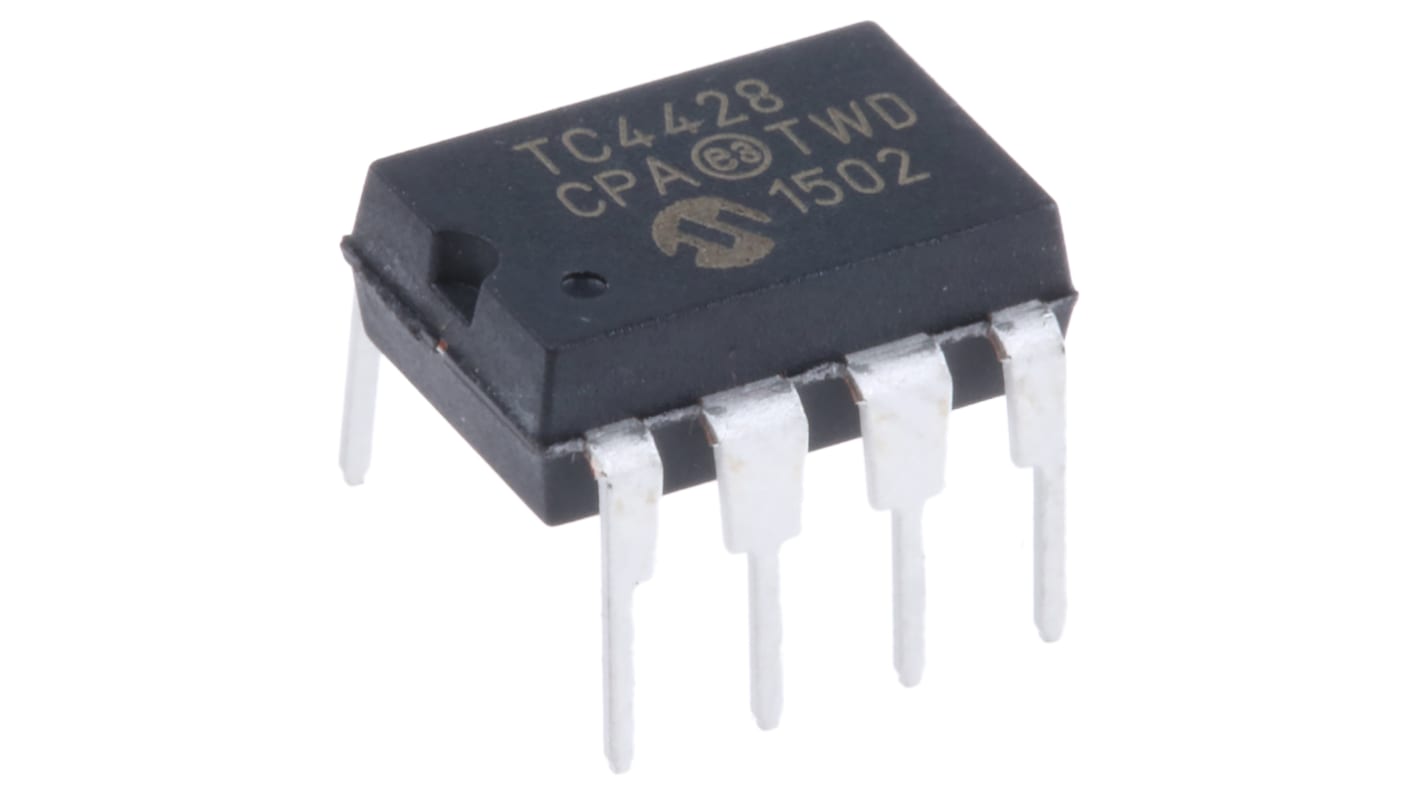 Microchip TC4428CPA, MOSFET 2, 1.5 A, 18V 8-Pin, PDIP