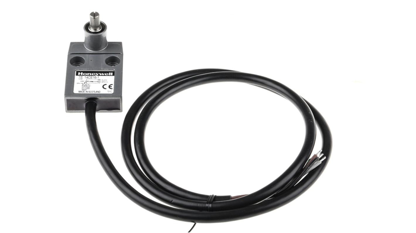 Honeywell 14CE Series Plunger Limit Switch, NO/NC, IP65, IP66, IP67, IP68, SP, 240V ac Max, 5A Max