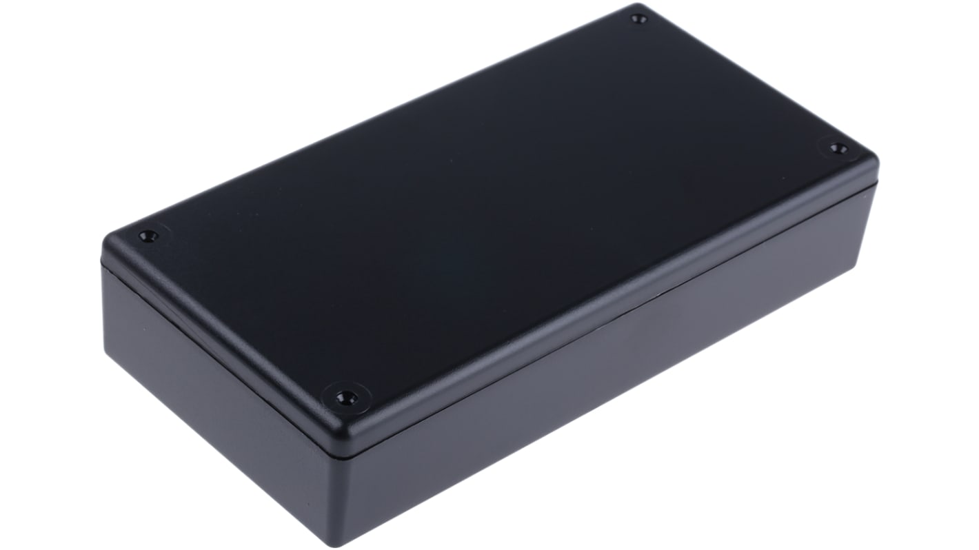 Boîtier Hammond 1599 en ABS ignifuge, 220 x 110 x 44mm, Noir IP54