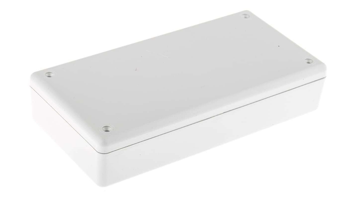 Hammond 1599 Series Grey Flame Retardant ABS Enclosure, IP54, Grey Lid, 170 x 85 x 34mm