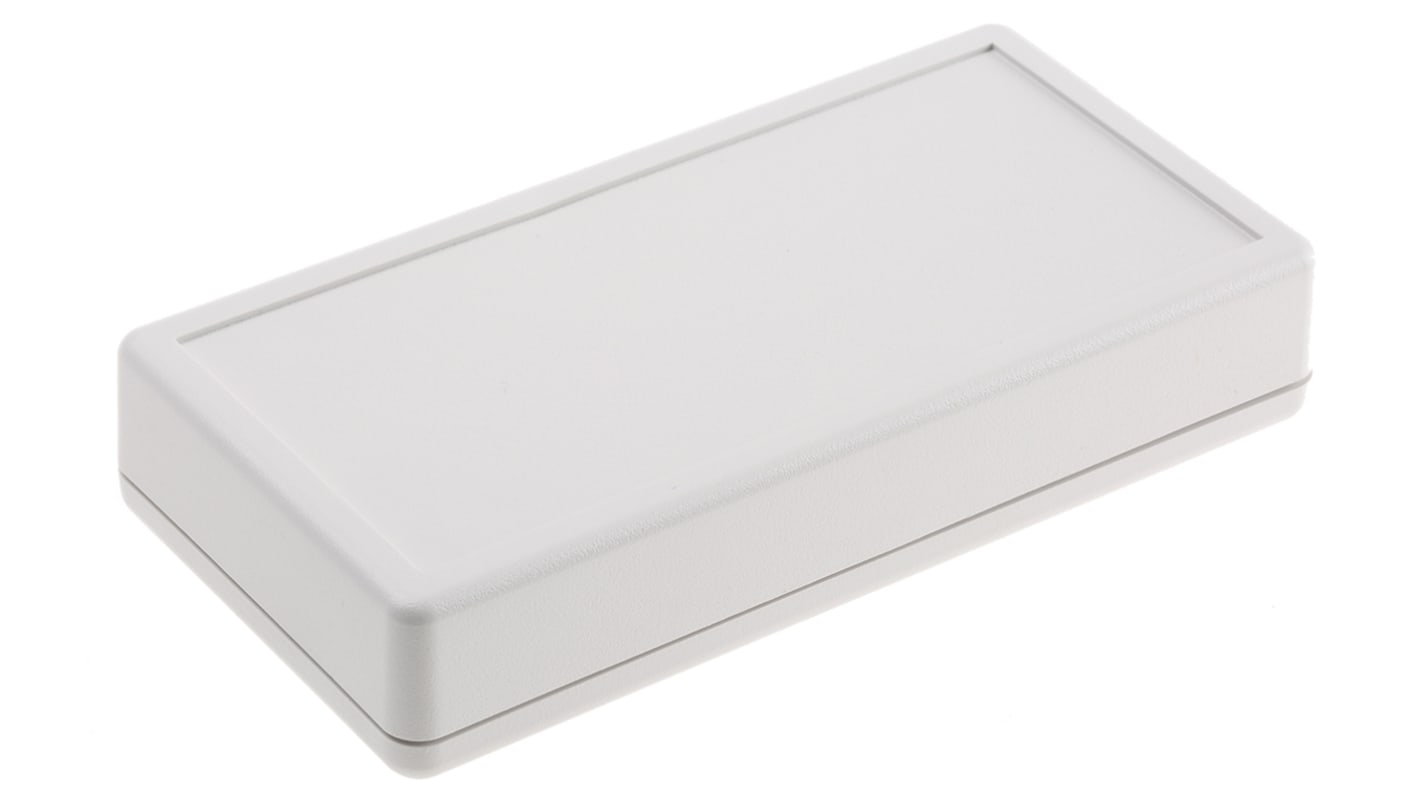 Caja portátil Hammond de ABS Gris, 130 x 65 x 25mm, , , muesca de teclado, IP54