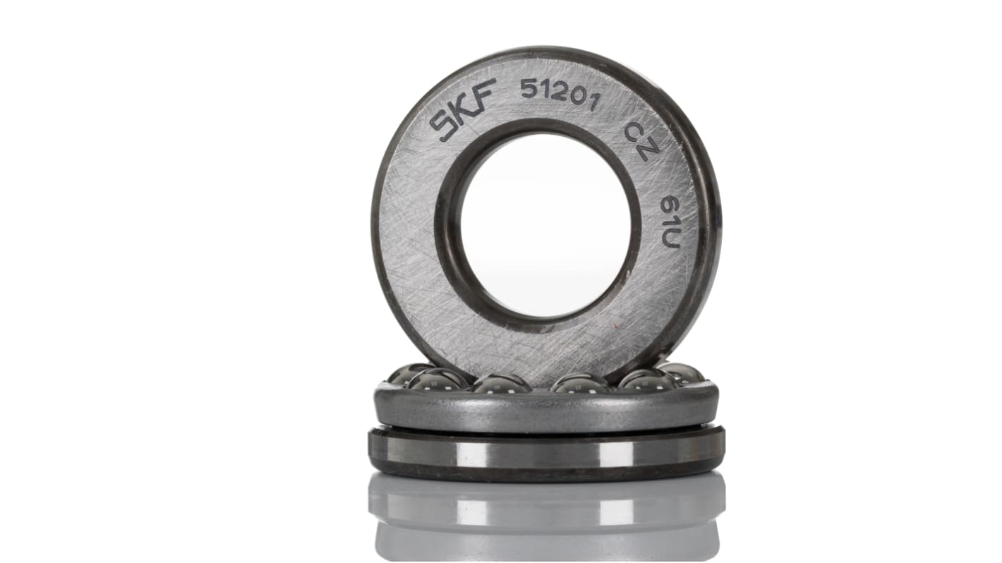 SKF 51201 Thrust Ball Bearing- Open Type 12mm I.D, 28mm O.D