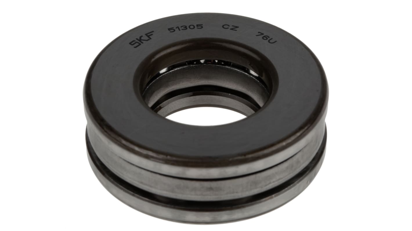 Rodamiento de bolas Rodamiento axial de bolas SKF de Acero, Ø int. 25mm, Ø ext. 52mm, ancho 18mm