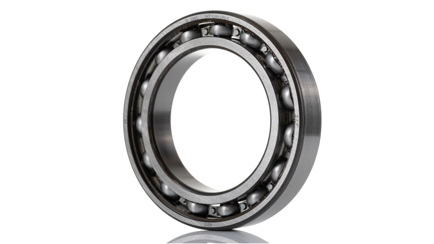 SKF 6013 Single Row Deep Groove Ball Bearing- Open Type 65mm I.D, 100mm O.D