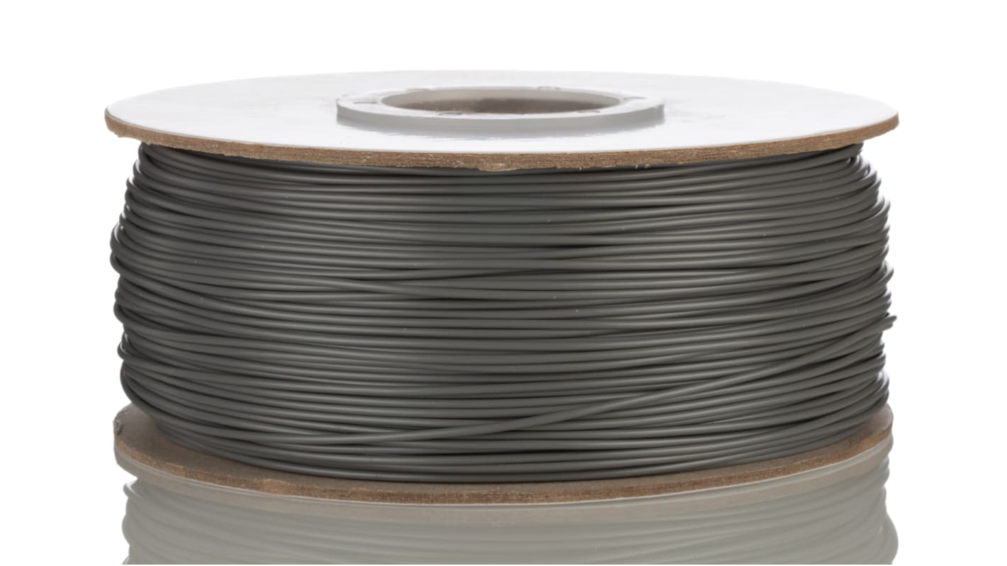 RS PRO Einzeladerleitung 0,51 mm², 20 AWG 305m Grau PVC isoliert 1C Litzen