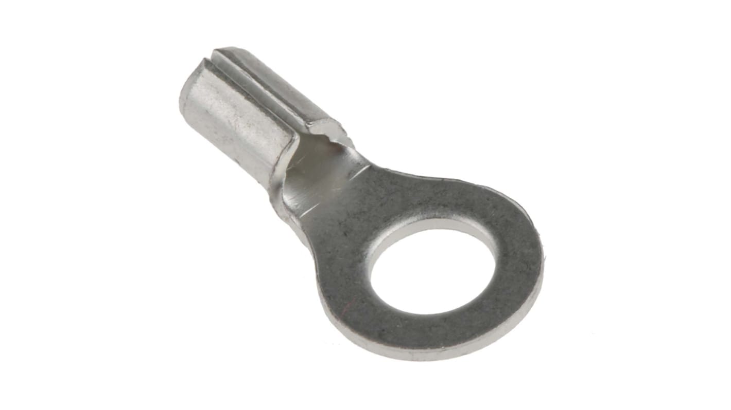 RS PRO Uninsulated Ring Terminal, M4 Stud Size, 0.5mm² to 1.5mm² Wire