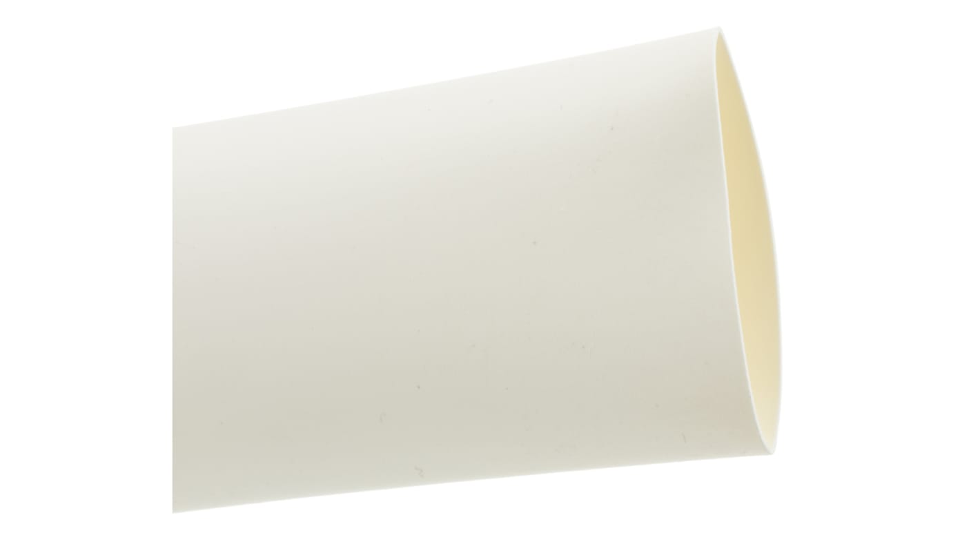 Kit de tubos termorretráctiles Thomas & Betts de Poliolefina Reticulada Blanco, contracción 2:1, Ø 19.1mm, long. 5m