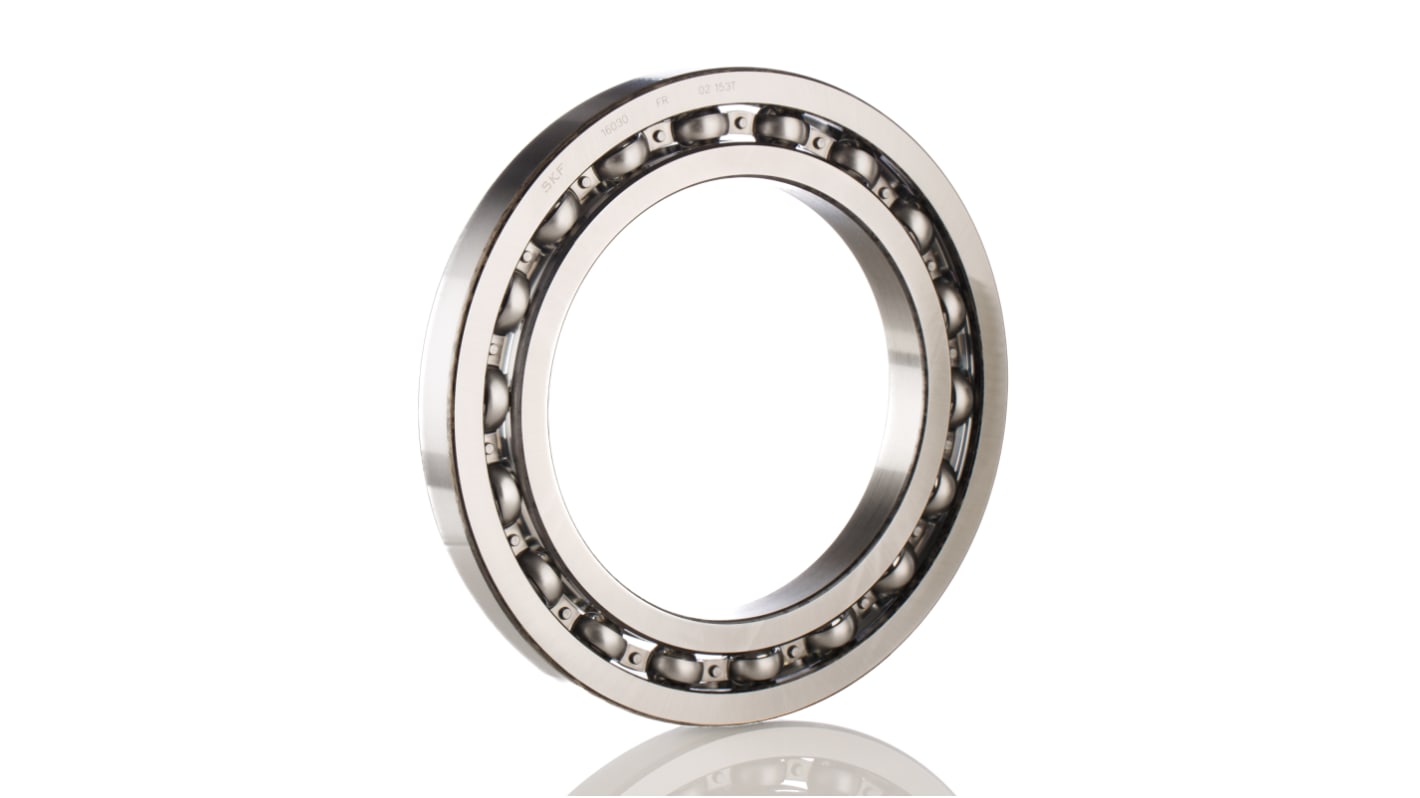 SKF 16030 Single Row Deep Groove Ball Bearing- Open Type 150mm I.D, 225mm O.D