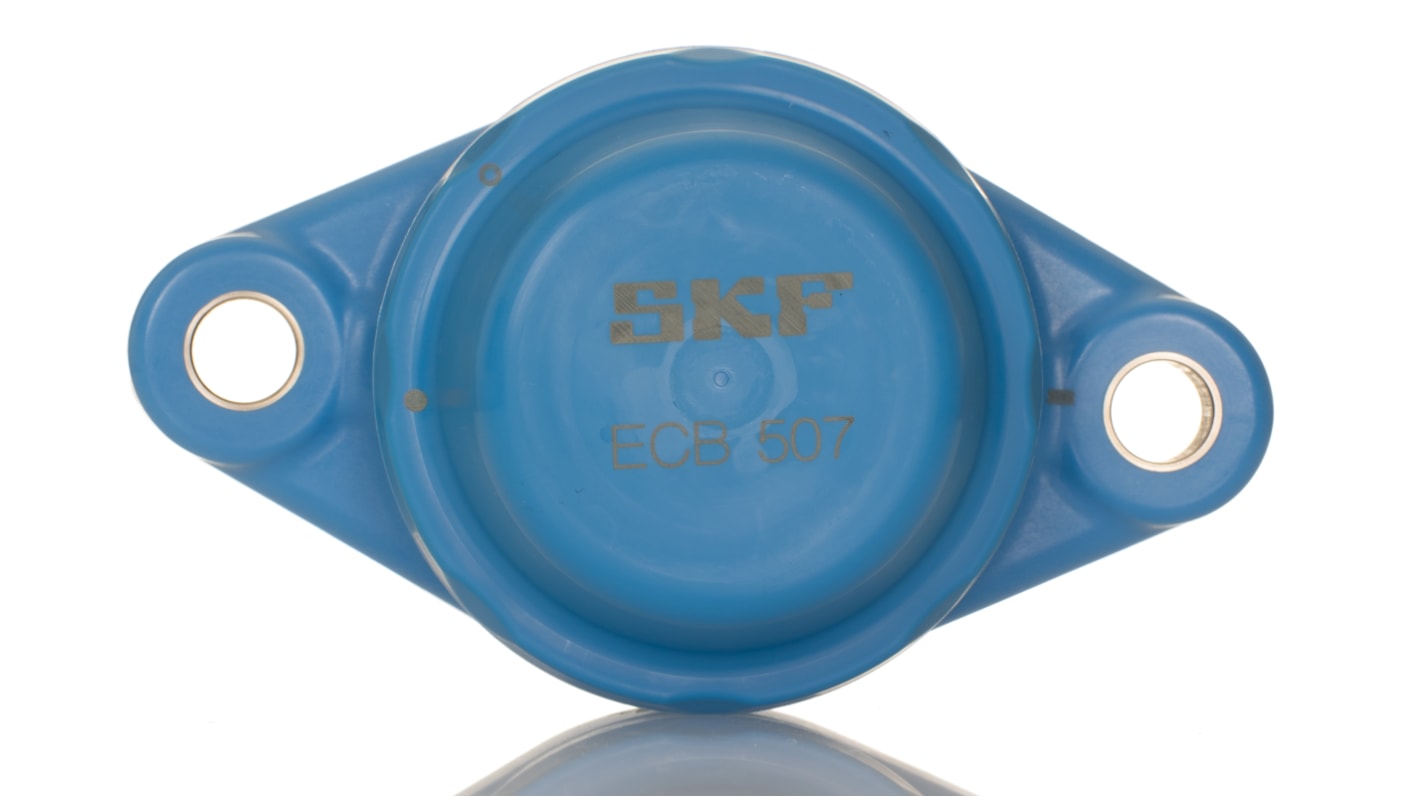 Palier à roulement SKF, diam int 35mm, 3 trous de fixations en Acier inoxydable