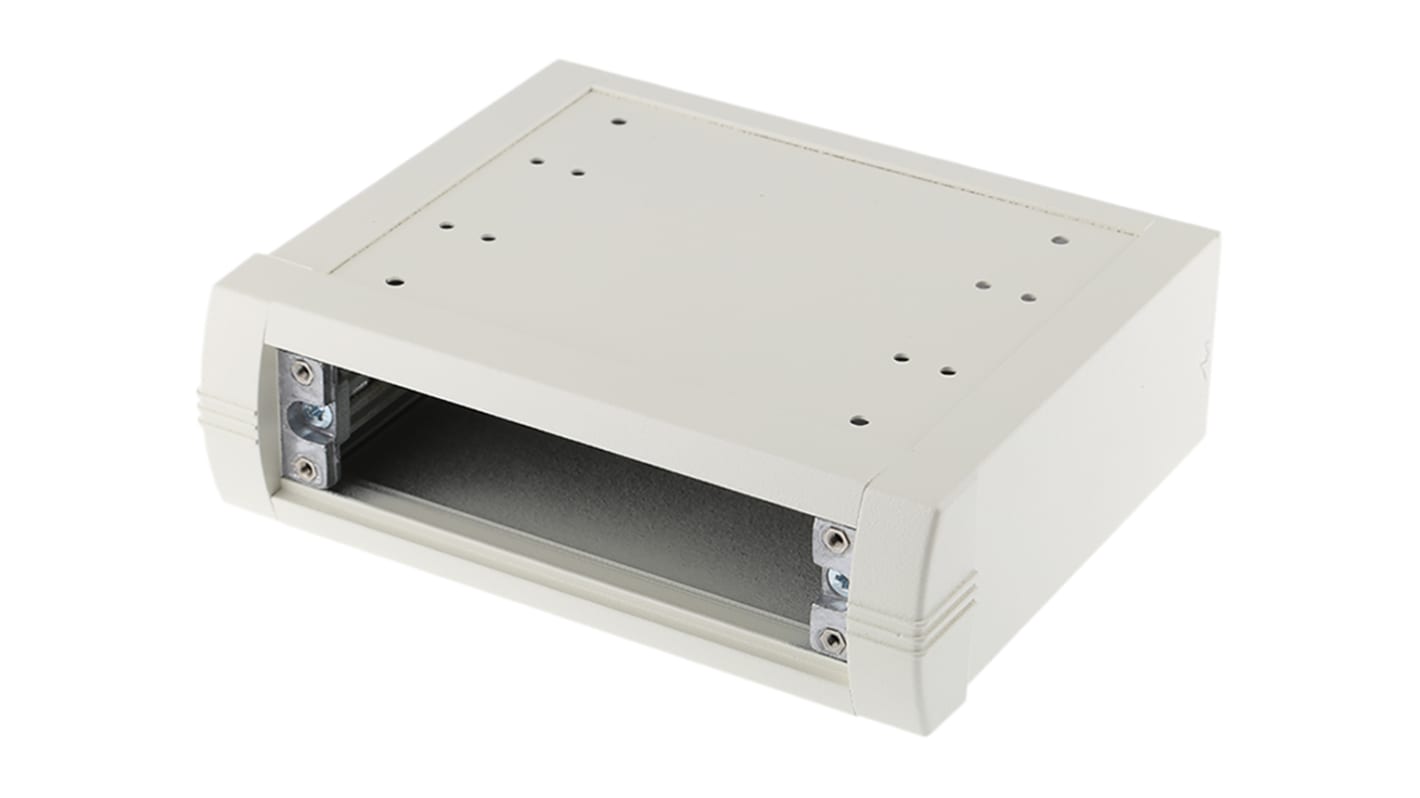 METCASE Mettec White Aluminium Project Box, 160 x 130 x 50mm