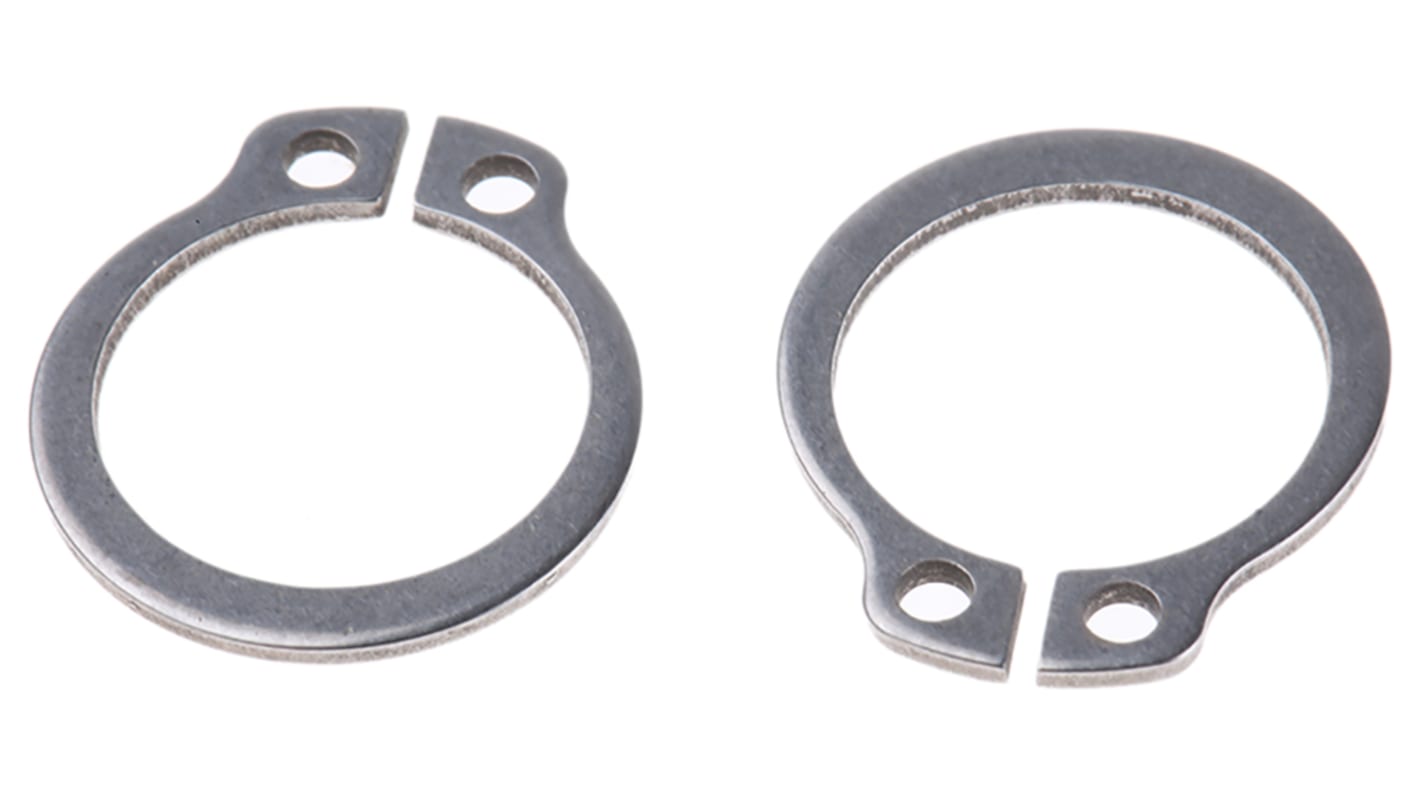 Stainless Steel External Circlip, 14mm Shaft Diameter, 13.4mm Groove Diameter