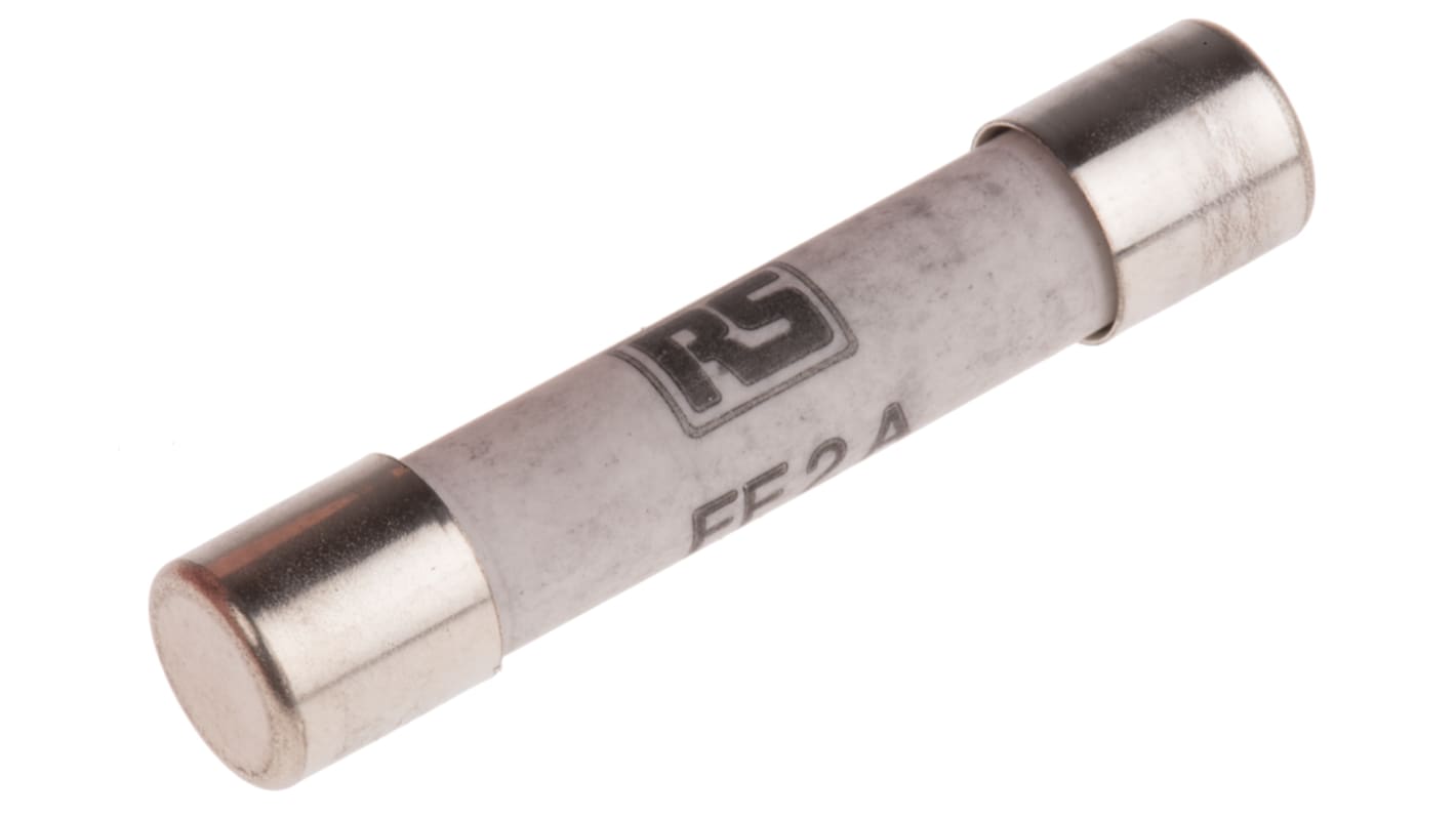 RS PRO 2A FF Ceramic Cartridge Fuse, 6.3 x 32mm