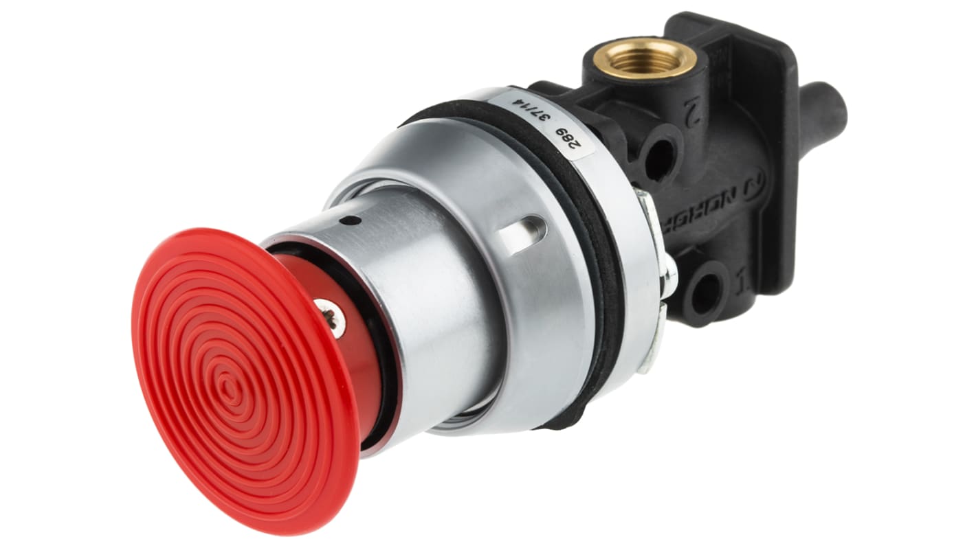 03036602 Push Button 3/2 Pneumatic Manual Control Valve 03