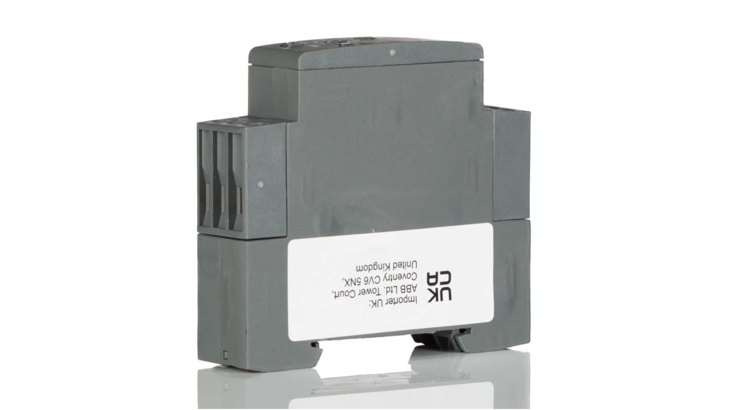 ABB CT-C Series DIN Rail, Snap-On Timer Relay, 110 → 130V ac, 1-Contact, 0.05s, 2-Function, SPDT