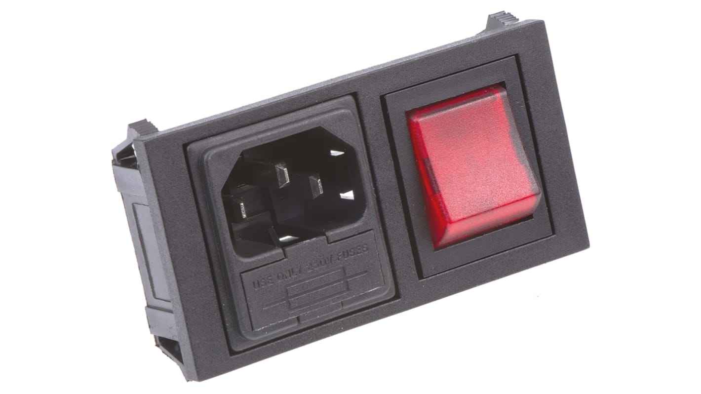 Presina IEC Maschio Montaggio Pannello 250V 10A Cavo Per Bollitore