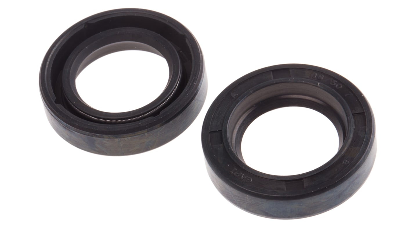 RS PRO Nitrile Rubber Seal, 18mm ID, 30mm OD, 7mm