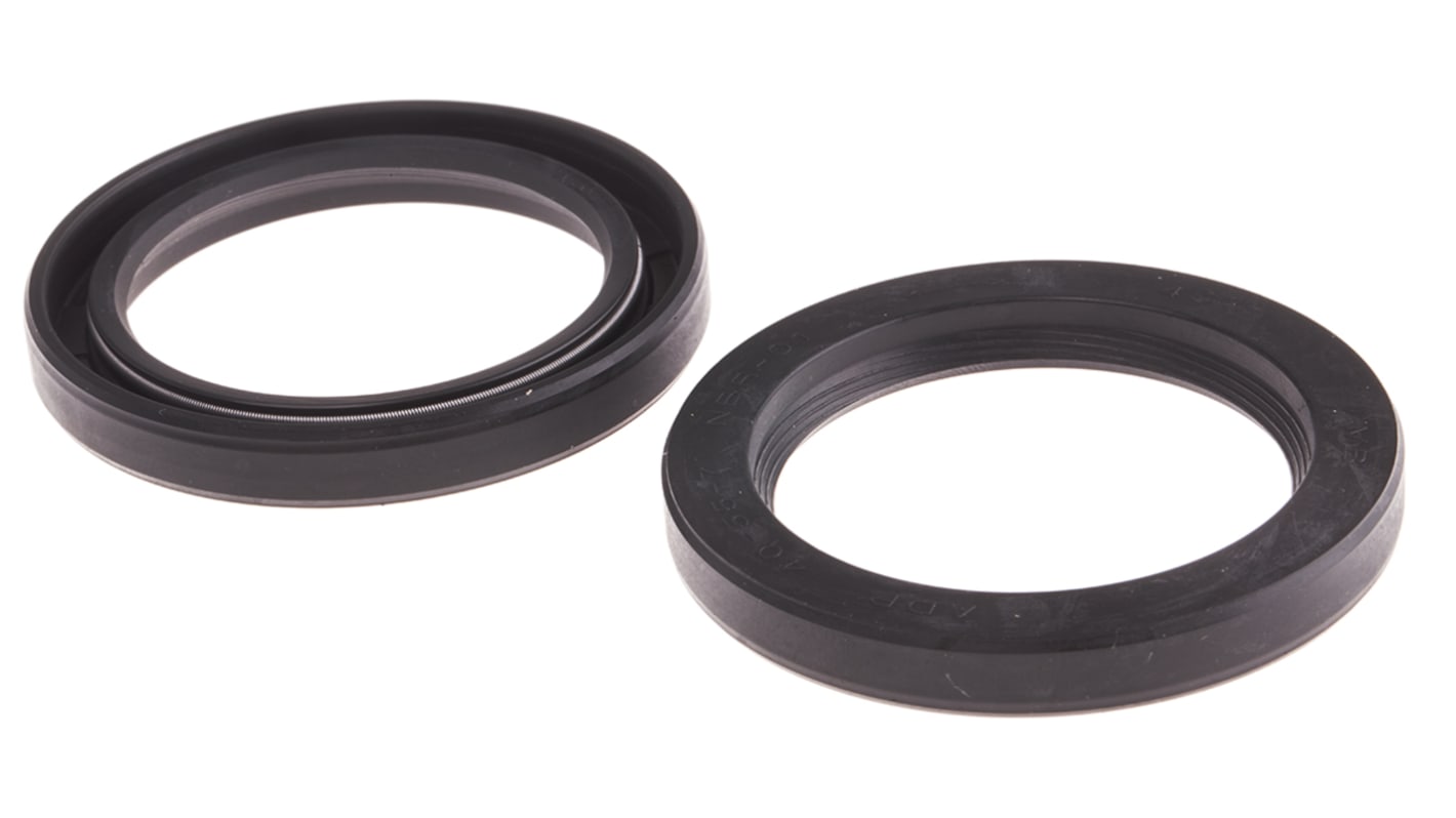 RS PRO Nitrile Rubber Seal, 40mm ID, 55mm OD, 7mm