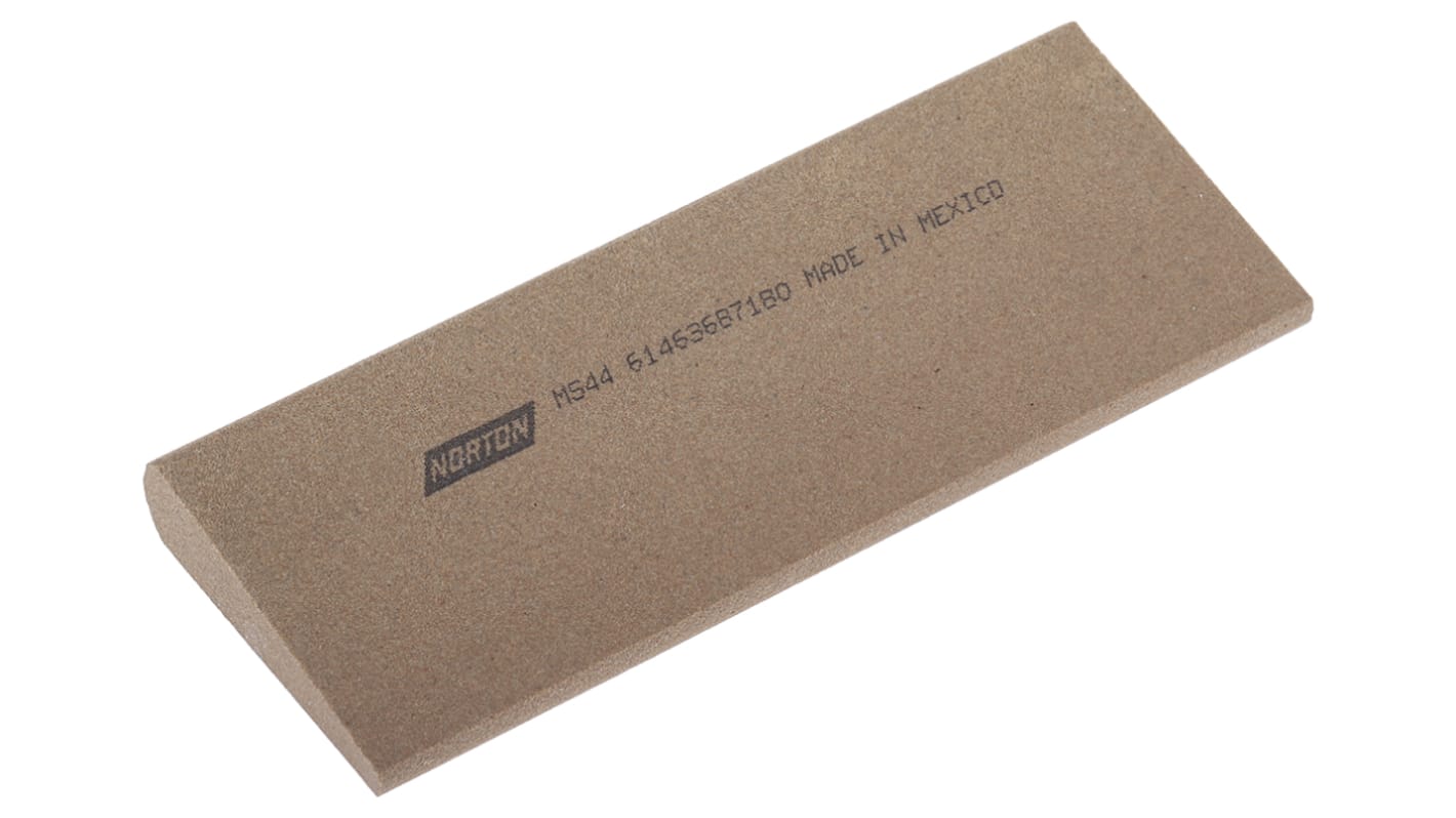 Norton Medium Round Edge Sharpening Stone, 114mm x 44mm x 12.7mm