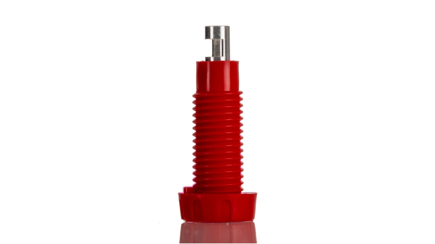 RS PRO Red Female Banana Socket, 4 mm Connector, Solder Termination, 10A, 50V, Silver Plating