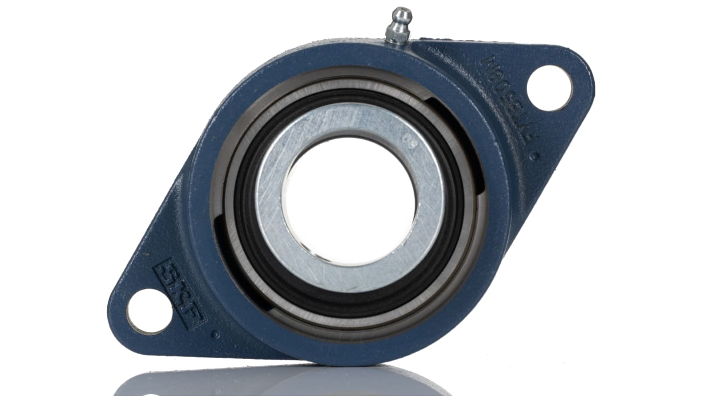 2 Hole Flange Bearing Unit, FYTB 40 FM, 40mm ID RS