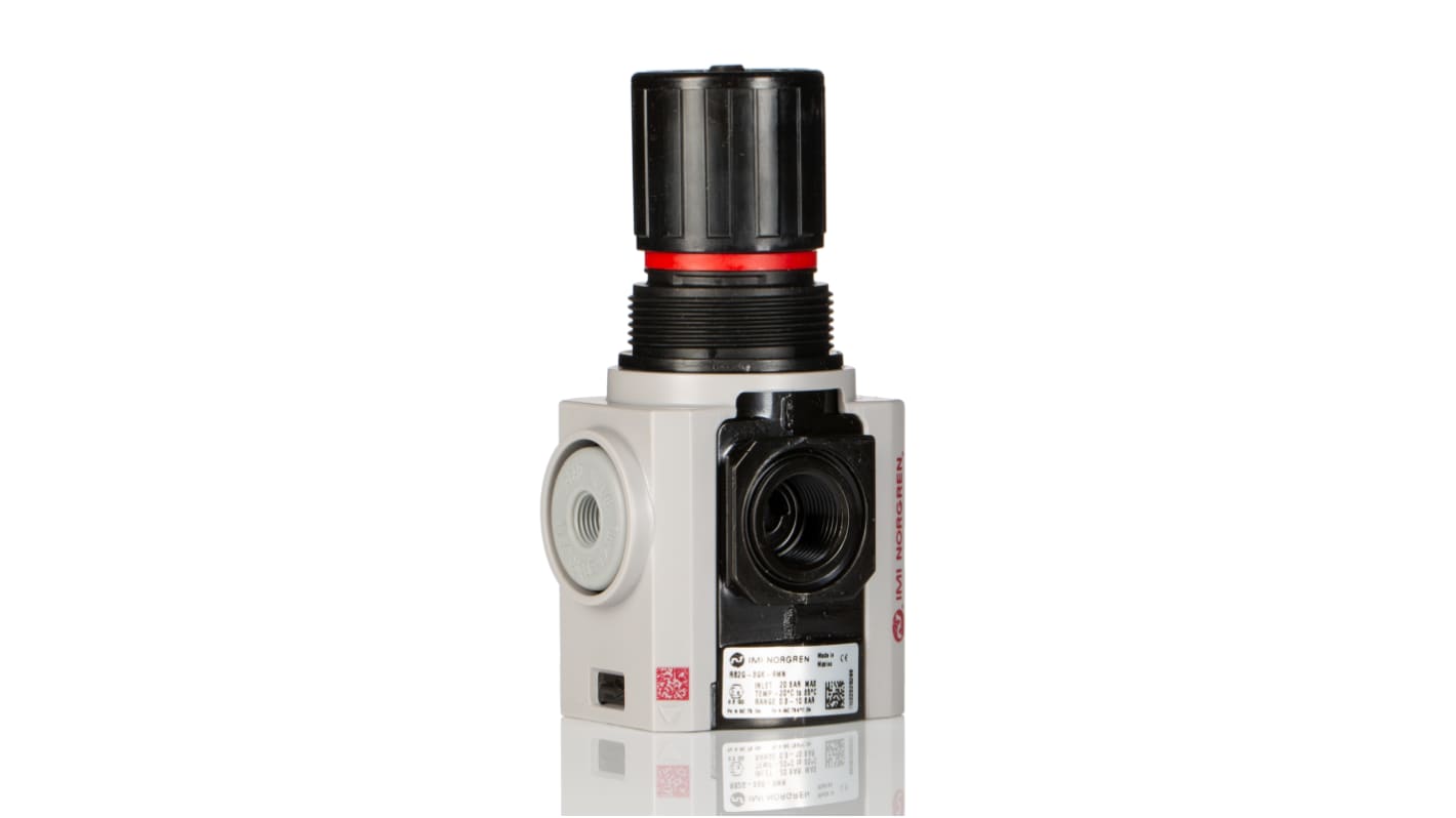 Norgren G 3/8 Pneumatic Regulator - 0.3bar to 10bar, 10bar max. input