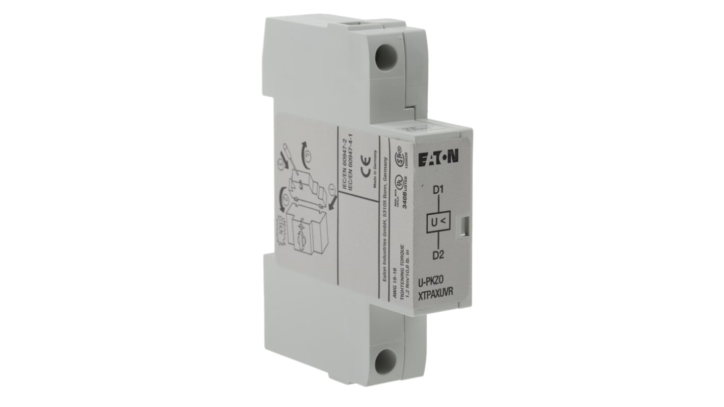 Eaton Series Under Voltage Release for Use with PKE Series, PKM0 Series, PKZM0 Series, PKZM01 Series, PKZM0-T Series,