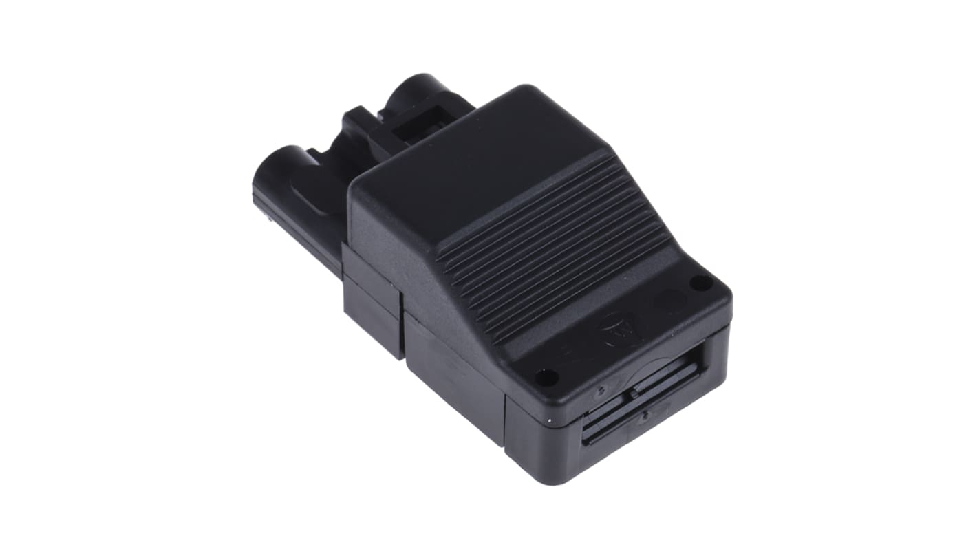 Conector de iluminación Hembra ST18, 3 Polos, Montaje de Cable, 250 V, 16A, IP20