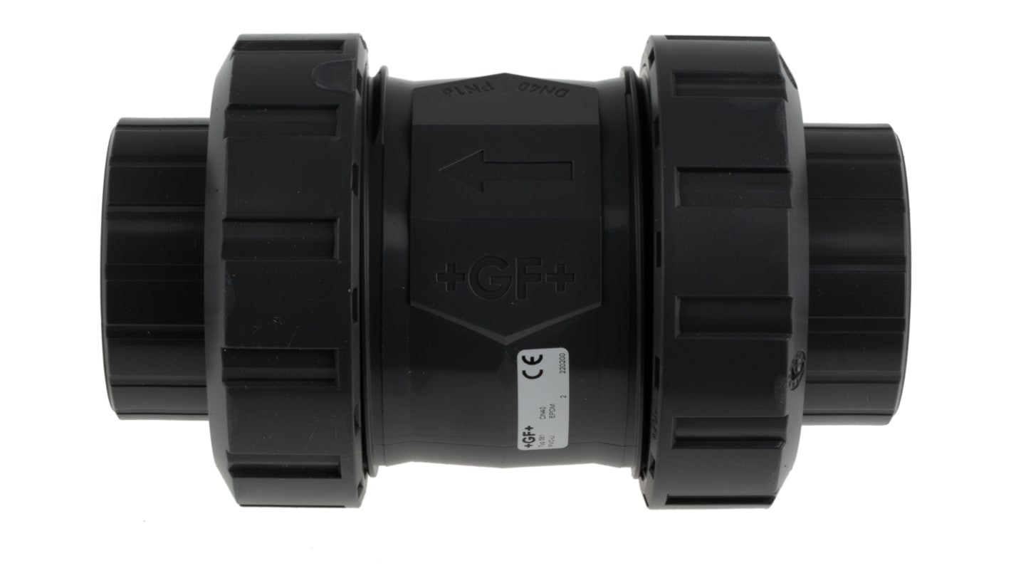 161561066 Fischer PVCU Single Check Valve 1 1/2in, 16 bar RS