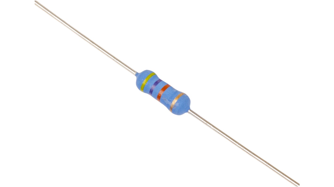 TE Connectivity 47kΩ Metal Oxide Resistor 1W ±5% ROX1SJ47K