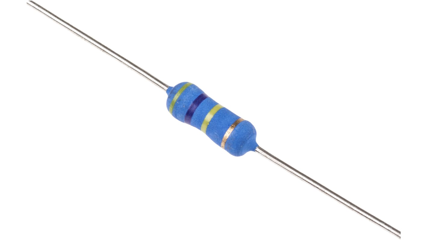 TE Connectivity 470kΩ Metal Oxide Resistor 1W ±5% ROX1SJ470K