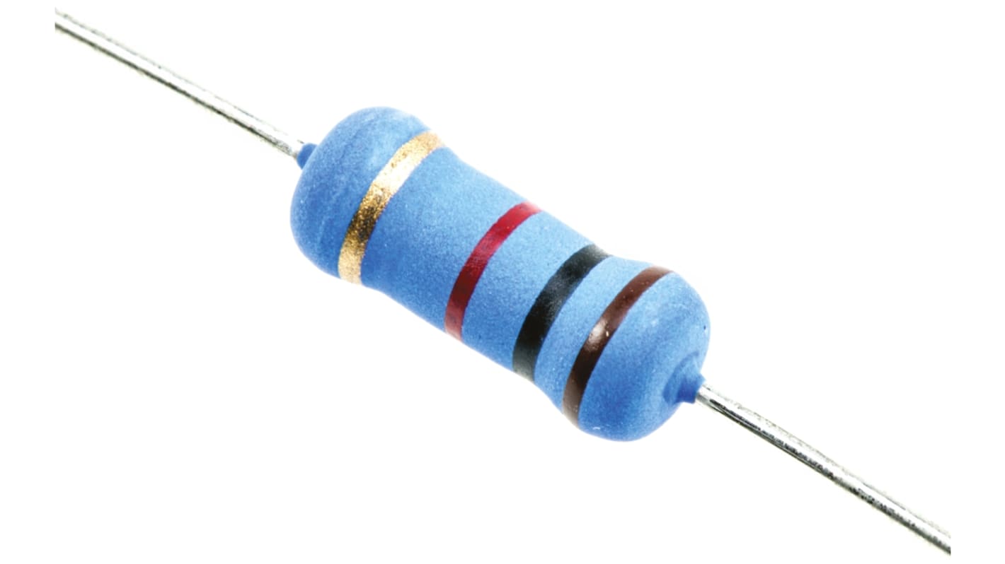 TE Connectivity 1kΩ Metal Oxide Resistor 2W ±5% ROX2SJ1K0