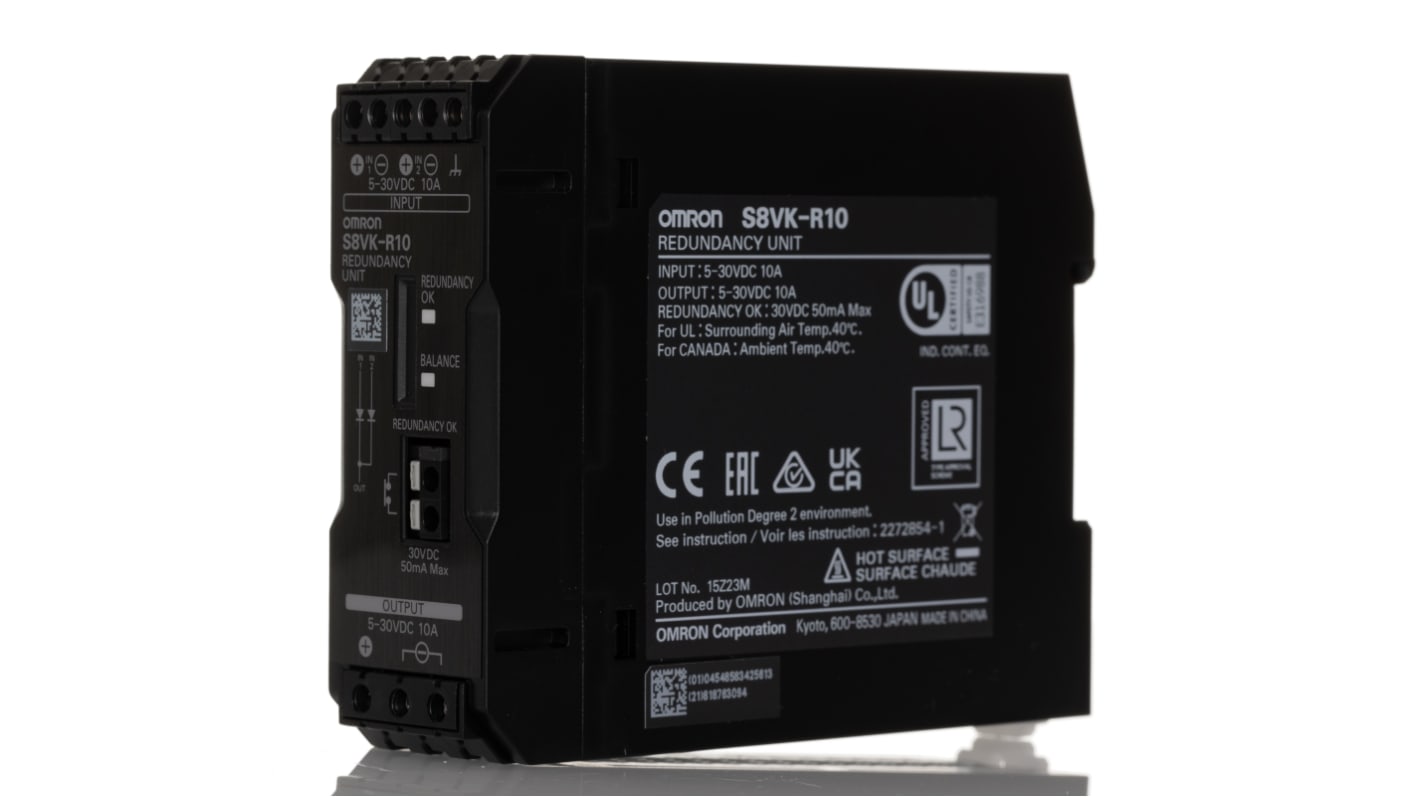 Omron Redundancy module, for use with S8VK-G, S8VK-R Series