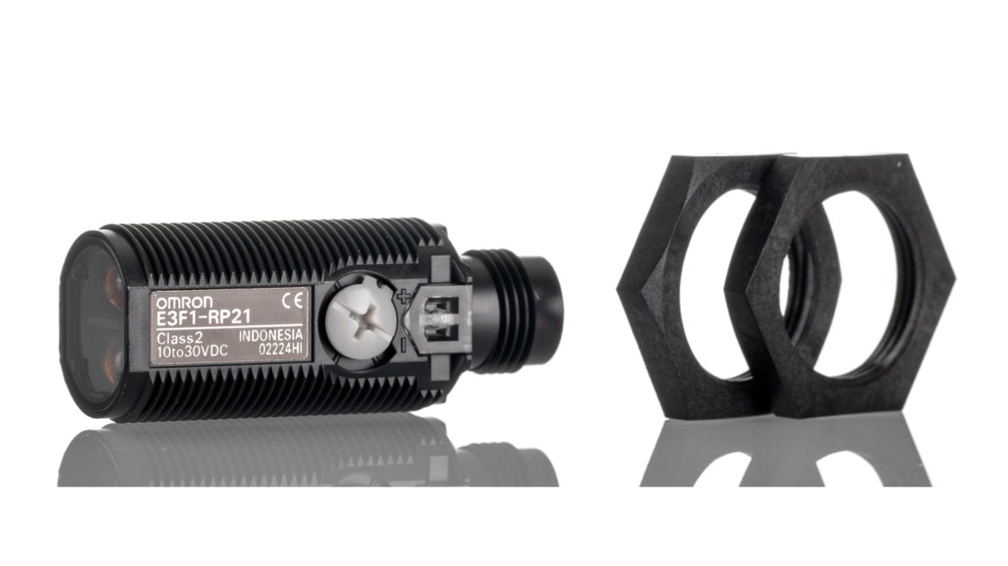 E3F1-RP21 | Omron Retroreflective Photoelectric Sensor, Barrel Sensor ...